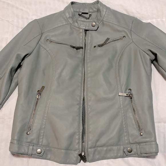 Brand New Odyn charcoal leather jacket - Picture 6 of 7